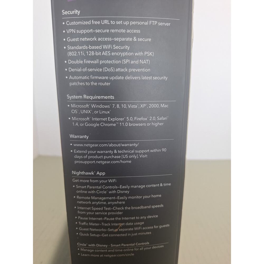 NETGEAR Nighthawk X6 AC3200 Tri-Band WiFi Router R8000 Tested w/ Box NM - Picture 8 of 8